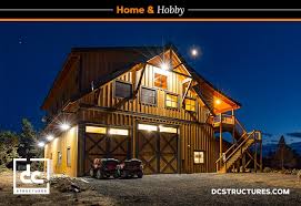 All barn plans may be expanded to an unlimited number of stalls, and additional living quarters may be added and enhanced as well. 360 Barn Home Tour Garage With Living Quarters Dc Structures Blog