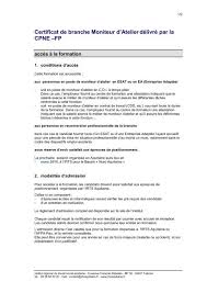 Sample motivational speech for youth with templates. Certificat De Branche Moniteur D Atelier Delivre Par La Cpne Fp