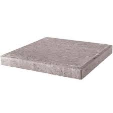 Pavestone 18 In X 18 In X 1 75 In Pewter Square Concrete Step Stone 73800 The Home Depot Step Stones Concrete Steps Patio Stones