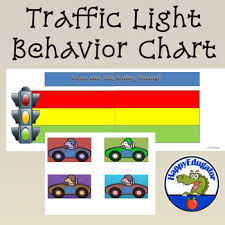 Traffic Light Behavior Chart Worksheets Teaching Resources