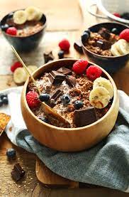 Healthy Dark Chocolate Quinoa Breakfast Bowl Vegan Gluten Free Https Www Changeinseconds Com Breakfast Bowls Recipe Quinoa Breakfast Bowl Breakfast Bowls