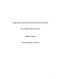 Doc Tiempo Espacio Kant Y Newton Sobre La Interpretacion De Los Fenomenos Alejandro Altamirano Academia Edu