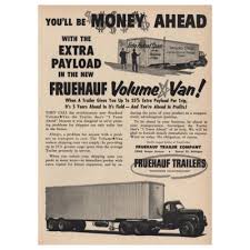 Image result for Fruehauf Trailer Red 1956 Wayne Works