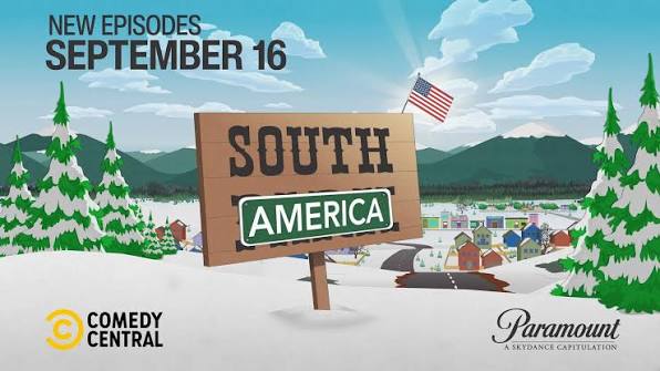 Trey Parker &amp; Matt Stone announce that 'SOUTH PARK' will be renamed to 'SOUTH  AMERICA'. “Inspired by the bravery &amp; patriotism of Apple &amp; Google, we are  changing the name of South