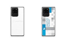 Galaxy S20 Ultra 2020 2d Plastic Clear Case Design Mockup In 2020 Clear Cases Modern Business Cards Design Galaxy