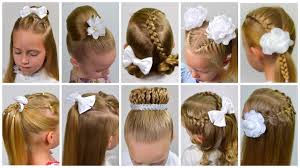 We've all seen the super cool hair tutorials on pinterest, but come on people, some of these take forever! 10 Easy Heatless Braided Back To School Hairstyles Little Girls Hairstyles 27 Lgh Youtube