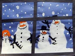 Out My Window Winter Art Lesson Winter Art Winter Art Projects