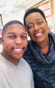 My mom and I in one of my favorite cities, I'm shopping and she's buying!  [I haven't shaved in days]