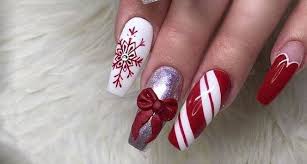 59 Christmas Nail Art Ideas For Early 2020 Red Gel Nails Christmas Nail Designs Nail Art Designs