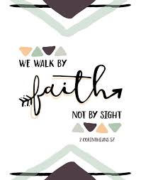 2 corinthians 5:7 vinyl wall decal christian quotes bible verse wall stickers lettering religious scripture stencil home décor 4.6 out of 5 stars 72 $9.98 We Walk By Faith Not By Sight 2 Corinthians 5 7 Seeds Of Faith