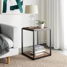 Glass top oak coffee table and end table $75 obo. End Tables Accent Tables The Home Depot