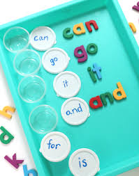 Here are over 200 material ideas that you can use for your collages, craft projects, or letter mats. Sight Word Activity Sight Word Jars No Time For Flash Cards