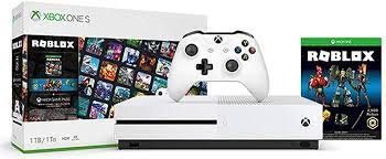 Los juegos para xbox 360 tienen algo para todos los miembros de la familia. Amazon Com Microsoft Xbox One S 1tb Console Roblox Bundle Xbox One Discontinued Video Games