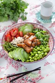 Poke Bowl Saumon Marine Recette Recette Poke Bowl Saumon Recettes De Cuisine Saumon Marine