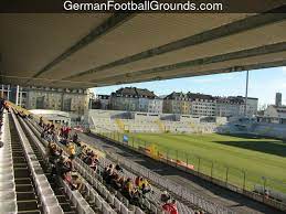 Initially host to 1860 münchen only, bayern münchen played there from 1926 to 1972, when the olympiastadion was finished. Stadtisches Stadion An Der Grunwalder Strasse Tsv 1860 Munchen German Football Grounds