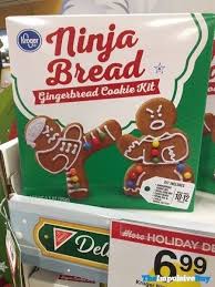 Christmas is the time when everyone waits for preparing delicious food, interesting surprises, gifts and decorating the house. Kroger Ninja Bread Gingerbreak Cookie Kit Cookie Kit Christmas Cookies Christmas Treats