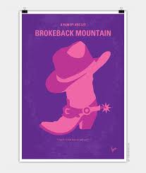 #pelcron film log #brokeback mountain #film poster #movie poster. No369 My Brokeback Mountain Minimal Movie Poster Chungkong