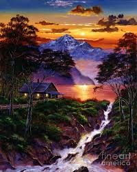Sunset Nature Landscape Painting Easy That Is To Create The Illusion Of Depth 38 easy beginner paintings ranked in order of popularity and relevancy. security desing