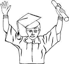 Clever Student Graduation Coloring Pages Color Luna Coloring Pages Graduation Drawing Online Coloring