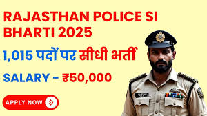 Rajasthan Police SI Vacancy 2025: 1,015 पदों पर भर्ती, नोटिफिकेशन, योग्यता,  सैलरी और आवेदन प्रक्रिया - Career Meto