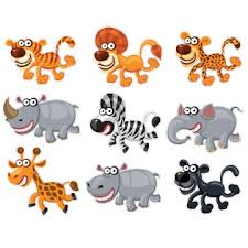 Stickers Animaux De La Savane France Stickers Confectionné en jersey de coton au recto et éponge de coton au verso le sac est parfaitement conforme à la description. stickers animaux savane