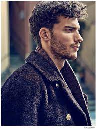 Ton Heukels Aurelien Muller Step Out In Luxe Fall Fashions For August Man Curly Hair Styles Mens Hairstyles Curly Male Haircuts Curly