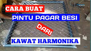 Berbagai macam pilihan harga jaring besi tersedia untuk anda, seperti listrik. Cara Buat Pintu Pagar Besi Menggunakan Kawat Harmonika Rdc Youtube