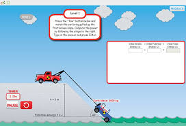 Forces and motion experiment options. Physicslaunchertitle