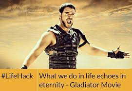 Gladiator What We Do In Life Echoes In Eternity Tattoo What We Do In Life Echoes In Eternity Gladiator Movie Picture Quote Made Using Propost App Gladiator Movie Movies Picture Quotes