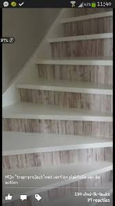 trap bekleden met plakplastic van de action of een wandje op de kinderkamer trap opknappen huis huis ideeen decoratie