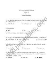 It's like the trivia that plays before the movie starts at the theater, but waaaaaaay longer. English Worksheets Slumdog Millionaire Trivia Teacher S Copy
