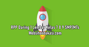 Rpp kelas 1 sd tema 8 1 lembar semester 2 revisi. Rpp Daring 1 Lembar Kelas 7 8 9 Smp Mts Websiteedukasi Com
