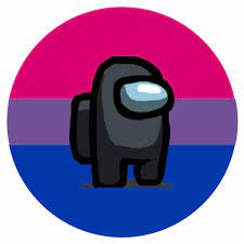 I Made A Whole Bunch Of Bi Among Us Icons Because In 2021 Purple Vibe Profile Picture Icon