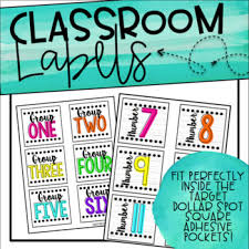 Classroom Labels For Adhesive Pockets From Target Editable Classroom Labels Book Bin Labels Book Bins