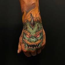Black And Grey Foo Dog Hand Tattoo Foo Dog Hand Piece By Patrick Patrick Chronicink Done At Chronic Ink Tattoo Toronto Canada With Images Japanese Tattoo Hand Tattoos Japanese Hand Tattoos