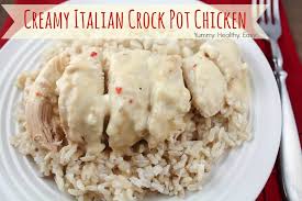 This super simple cream cheese chicken recipe is cooked in the crockpot and makes for the most 1. Creamy Italian Crock Pot Chicken Yummy Healthy Easy