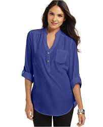 Whether you're looking for floral dresses, summer dresses, pattern dresses, or even christmas dresses, you'll find an abundance of choices. Women Shirttail Hem Untucked Agb Top Long Sleeve Shirttail Hem Blouse Womens Tops Macy S Shirt Tail Hem Womens Tops Hem Blouse