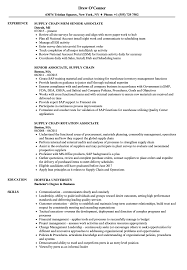 The main consideration when working with free resume templates is that it makes the whole resume writing process easy. Associate Supply Chain Resume Samples Velvet Jobs
