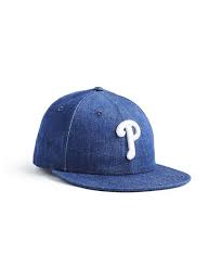 Shop trendy mens philadelphia phillies snapbacks, fitted hats, adjustable hats and more from our selection, such as phillies beanies, visors, and bucket hats. New Era Hats Mlb Philadelphia Phillies Cap In Cone Denim In Navy Blue For Men Lyst