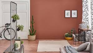 Pourquoi Ne Pas Essayer Un Pan De Mur Colore Pour Egayer Son Salon Couleur Mur Salon Decoration Salon Couleur Deco Peinture Salon