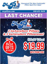 Copy my pillow code and apply at checkout. Mypillow Last Chance At This Christmas Special Milled