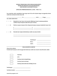 Unit pengurusan sitaan dan tunda (kenderaan ditunda) jabatan penguatkuasaan, dewan bandaraya kuala lumpur, lot 456. Borang Permohonan Penggunaan Kenderaan Sendiri Pdf