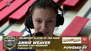 MVP: Ontario's Annie Weaver vs Crestview