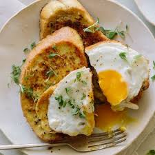 Savory Herb French Toast Recipe By Spoon Fork Bacon Recipe Savoury French Toast Toast Recipes Savory Herb