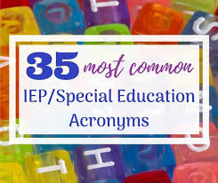 Abbreviations are used in every field in order to save time or for distinction, medical abbreviations are also used in the medical field for easiness. Iep Stands For 35 Most Common Special Education Acronyms A Day In Our Shoes