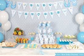 55 Ideen Fur Die Babyparty Deko Geschenke Und Mehr Babyparty Blau Cupcakes Und Baby Shower Party Deko