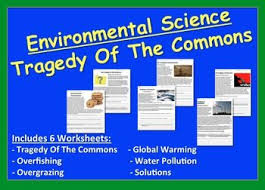 Tragedy Of The Commons Worksheet Packet Human Impact Environmental Science Science Teaching Biology