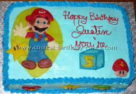 You heard right folks today we're looking at a mario cake pan! Coolest Super Mario Brother Cakes On The Web S Largest Homemade Birthday Cake Gallery