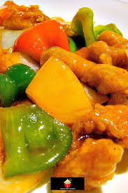 Sweet and sour chicken hong kong style, the chicken is fried in chunks & mixed with the sweet n sour as well as the usual peppers etc. Authentic Cantonese Sweet And Sour Chicken Lovefoodies