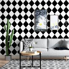 Home » home garden » kitchen simple ideas. Modern Simple Black White Grid Wallpaper Waterproof Washable Kitchen Wallpapers Living Walls Decals Nordic 3d Wall Paper Ez215 Wallpapers Aliexpress